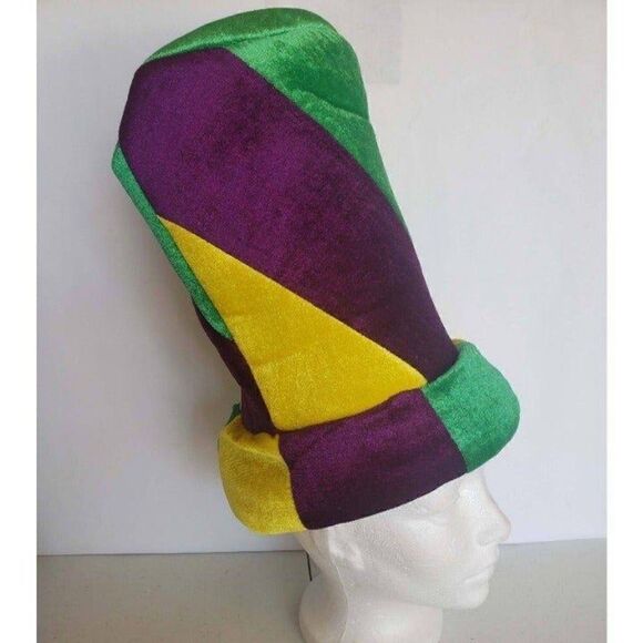 Mardi Gras Hat StovePipe Party Costume - Picture 7 of 7